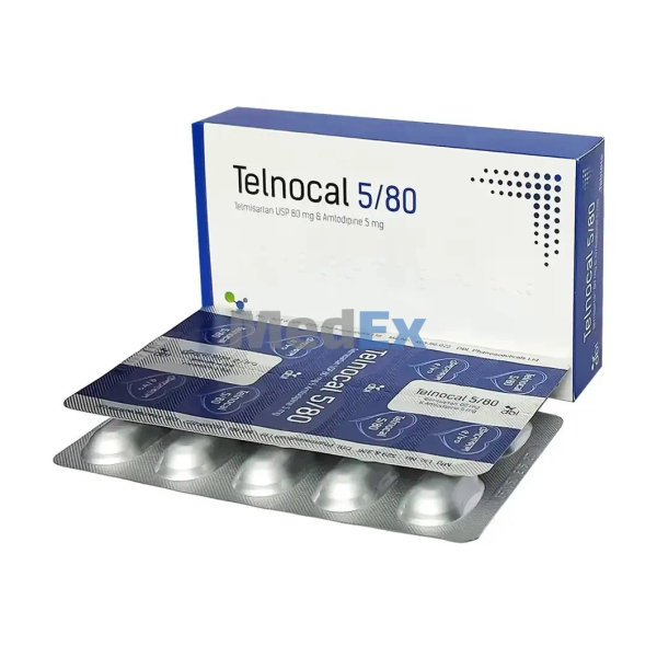 Telnocal 5 mg+80 mg Packaging