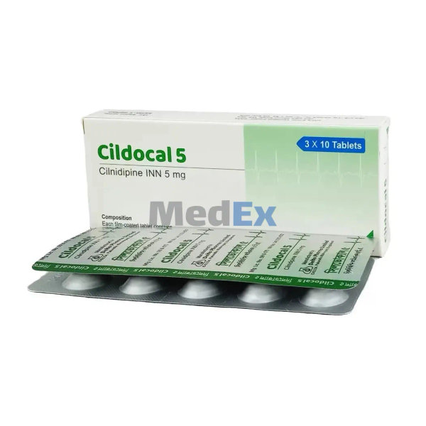 Cildocal 5 mg Packaging