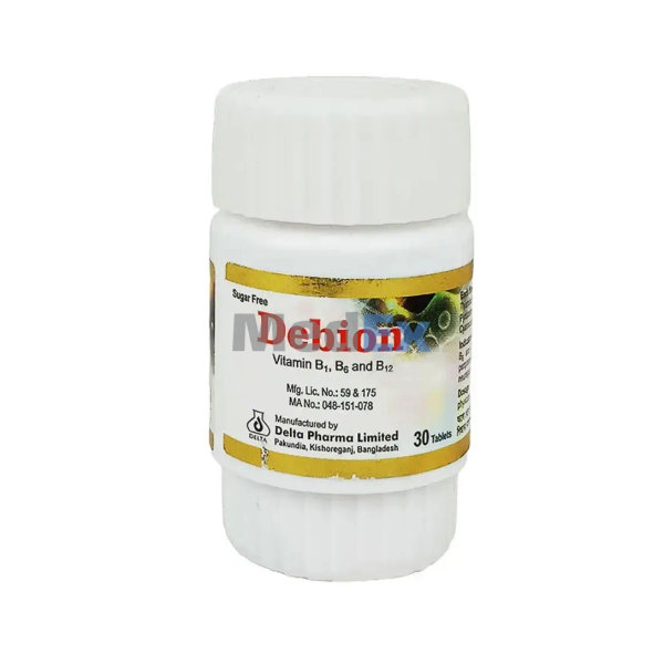 Debion 100 mg+200 mg+200 mcg Packaging