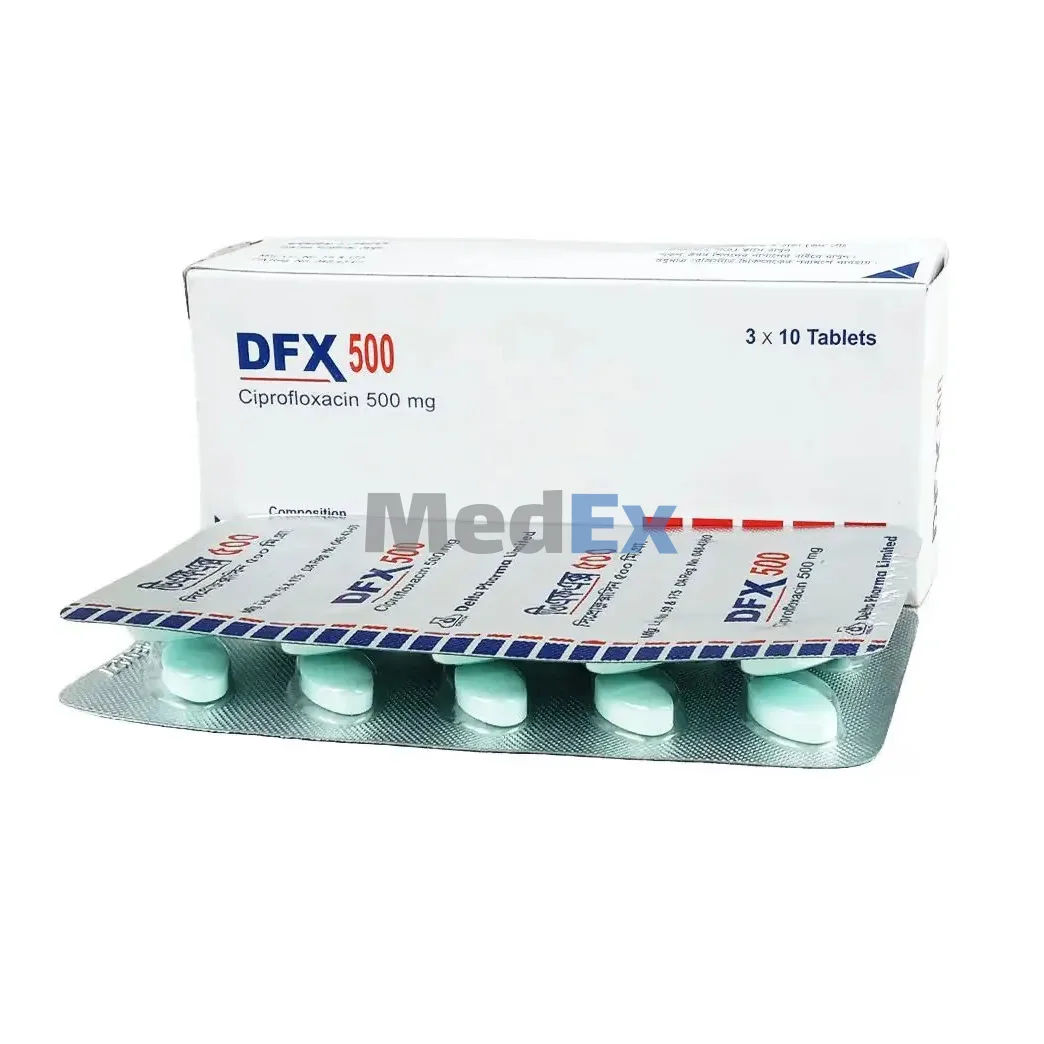 DFX 500 mg Packaging