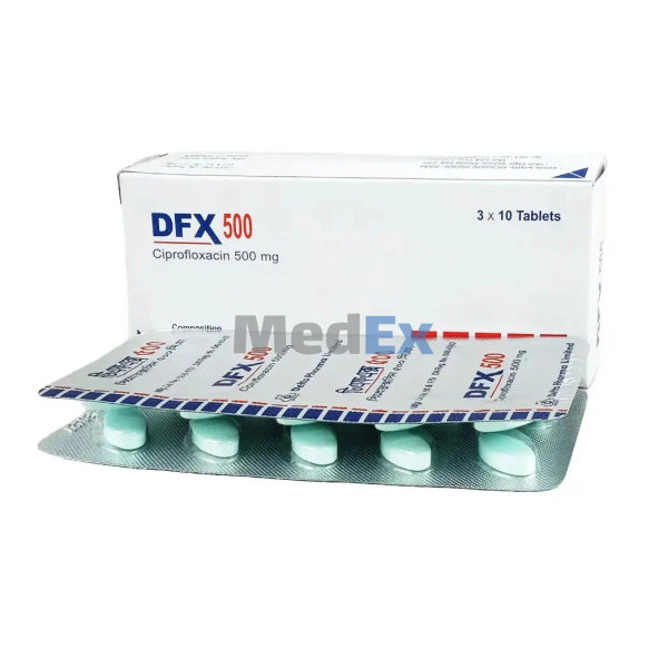 DFX 500 mg Packaging