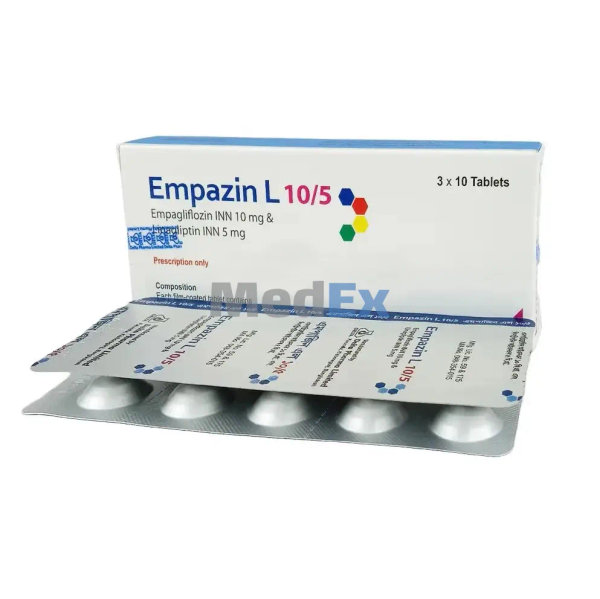 Empazin L 10 mg+5 mg Packaging
