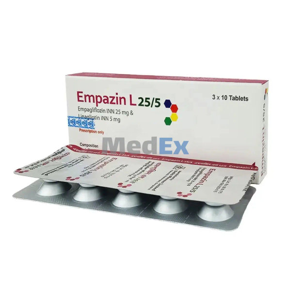 Empazin L 25 mg+5 mg Packaging