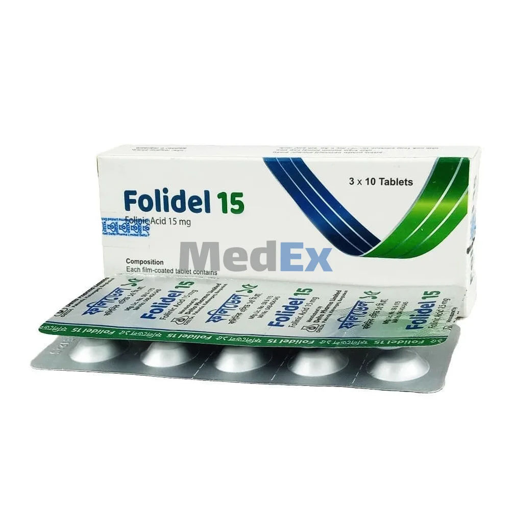 Folidel 15 mg Packaging