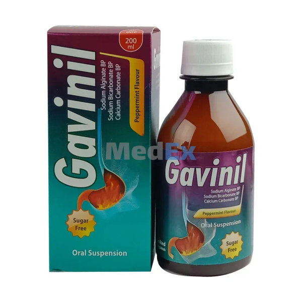 Gavinil (500 mg+267 mg+160 mg)/10 ml Packaging