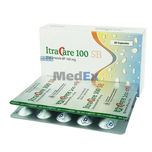 Itracare SB 100 mg Packaging