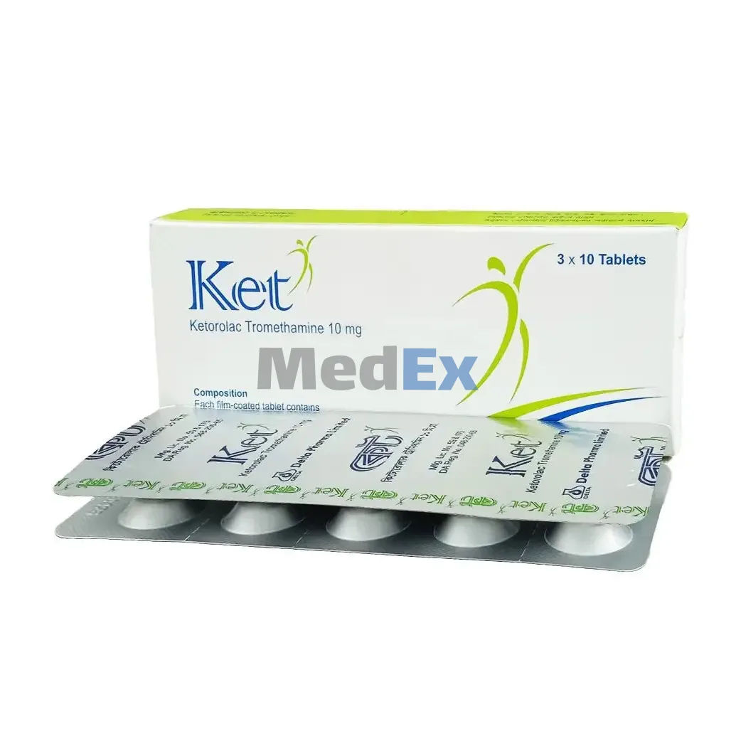 Ket 10 mg Packaging
