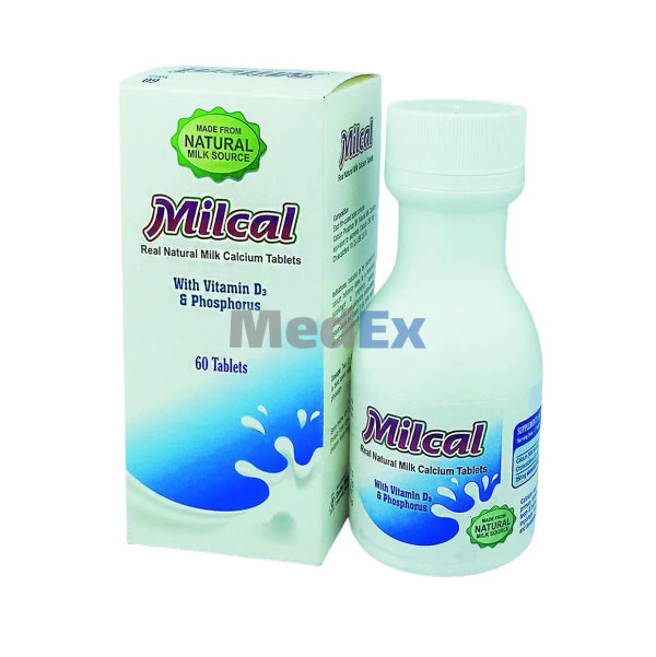 Milcal 250 mg+250 IU Packaging
