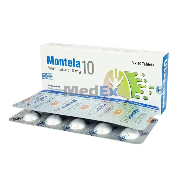 Montela 10 mg Packaging