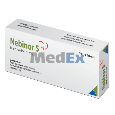 Nebinor 5 mg Packaging