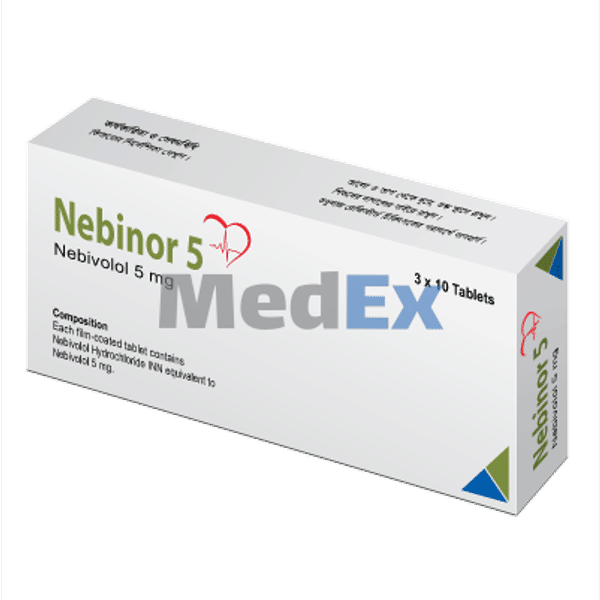 Nebinor 5 mg Packaging