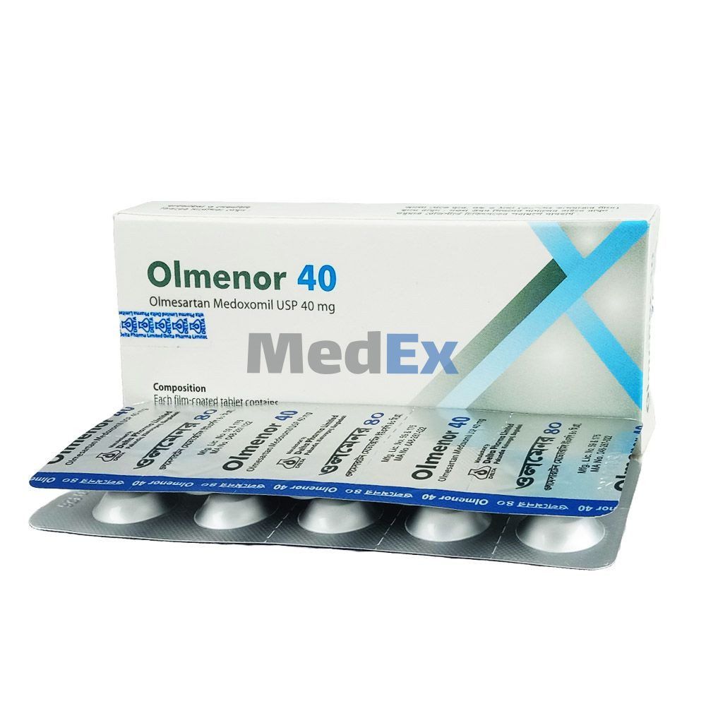 Olmenor 40 mg Packaging