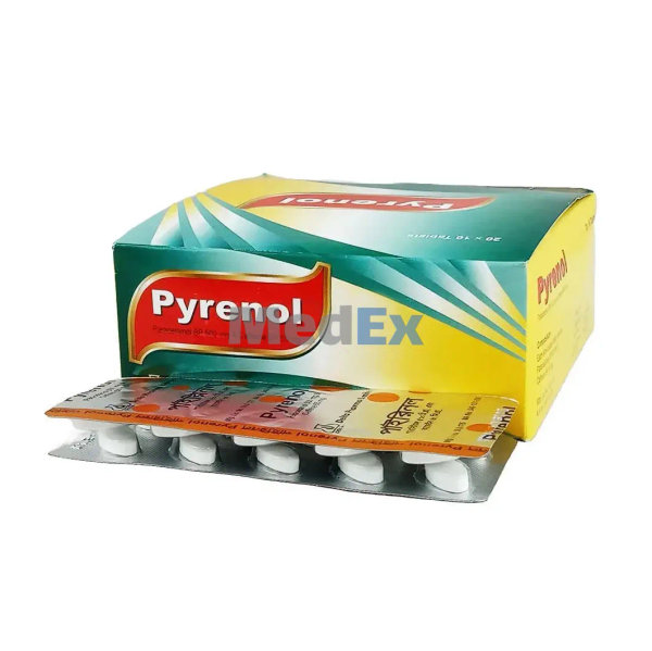 Pyrenol 500 mg+65 mg Packaging