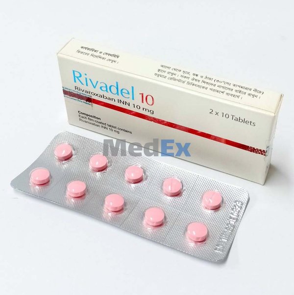 Rivadel 10 mg Packaging