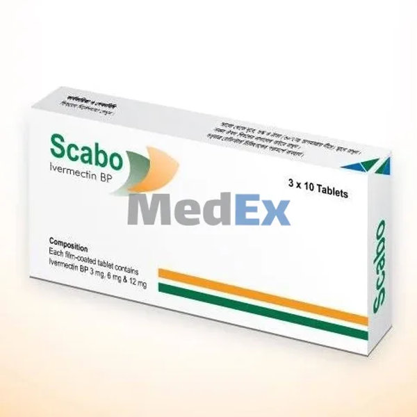 Scabo 3 mg Packaging