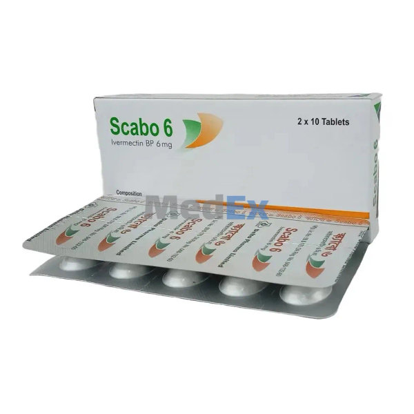 Scabo 6 mg Packaging
