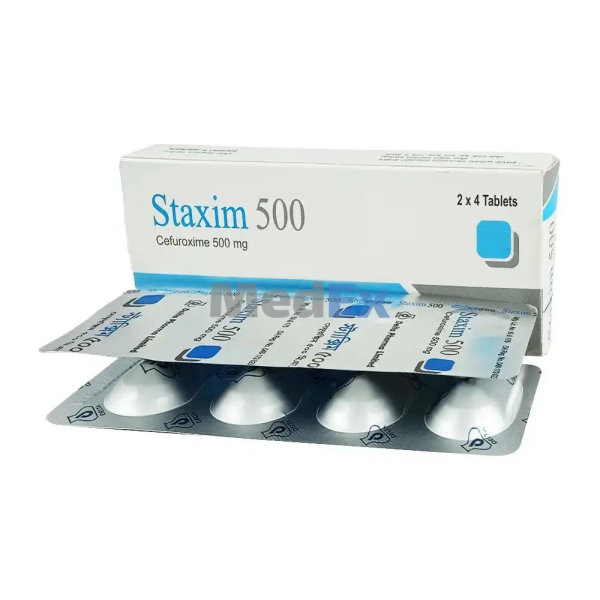 Staxim 500 mg Packaging