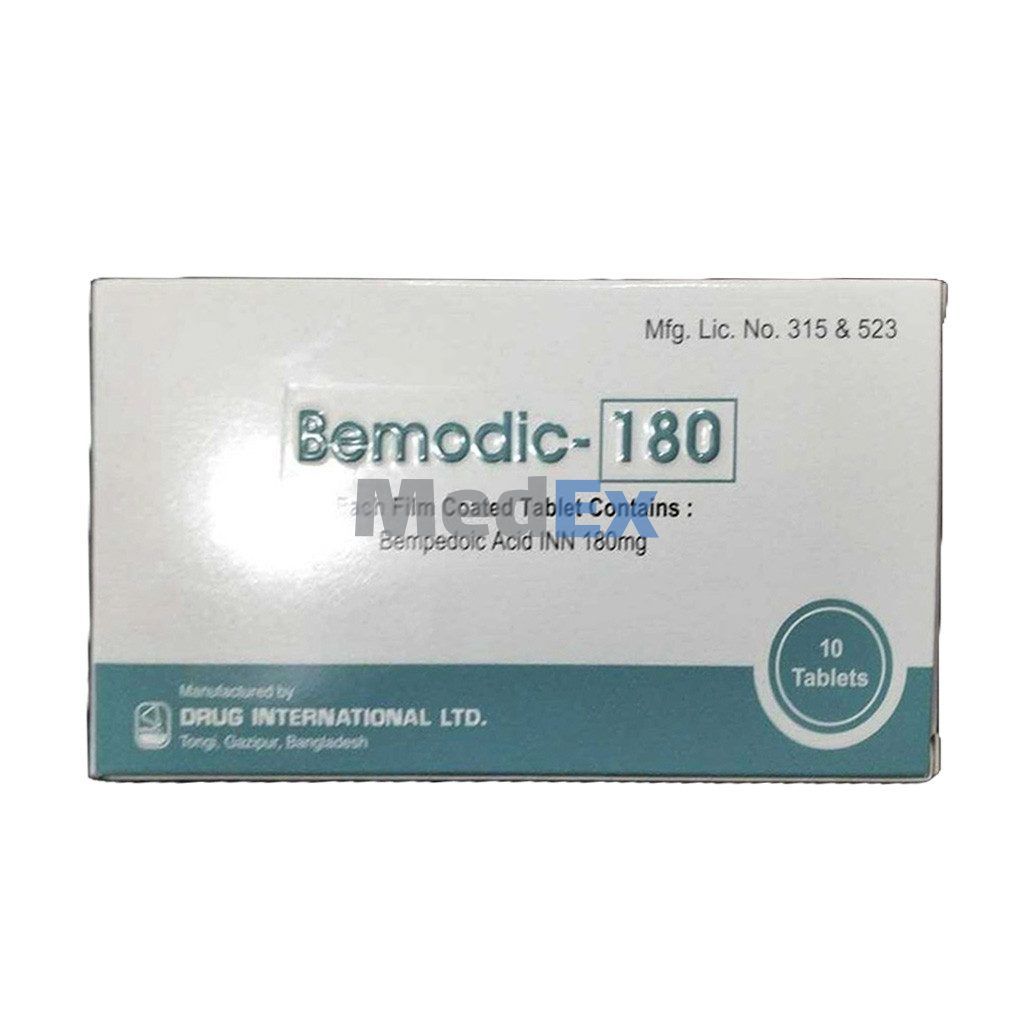 Bemodic 180 mg Packaging