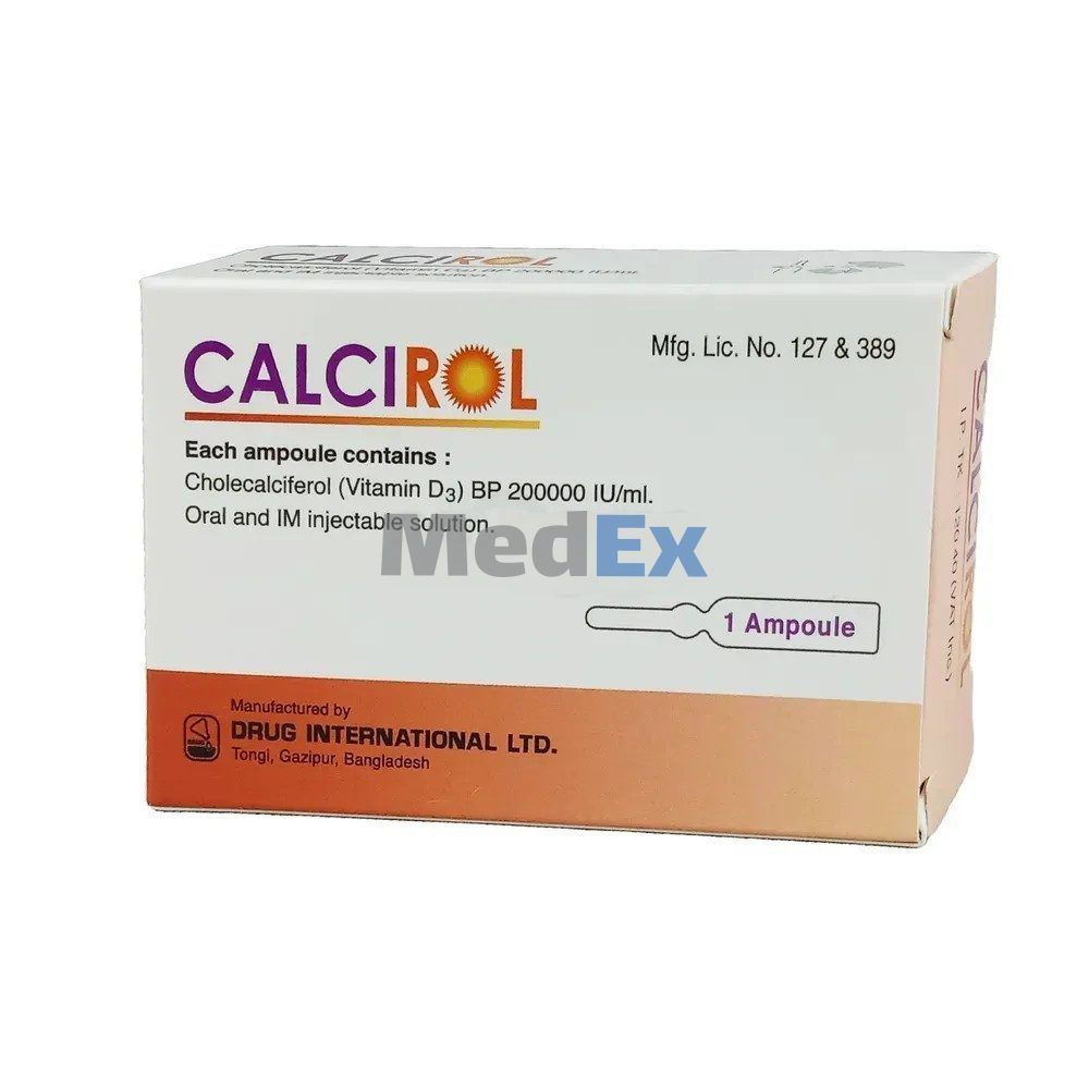 Calcirol 200000 IU/ml Packaging
