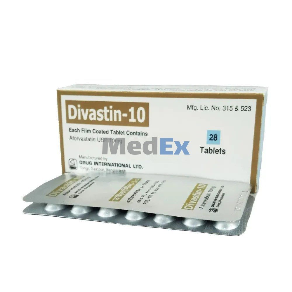 Divastin 10 mg Packaging