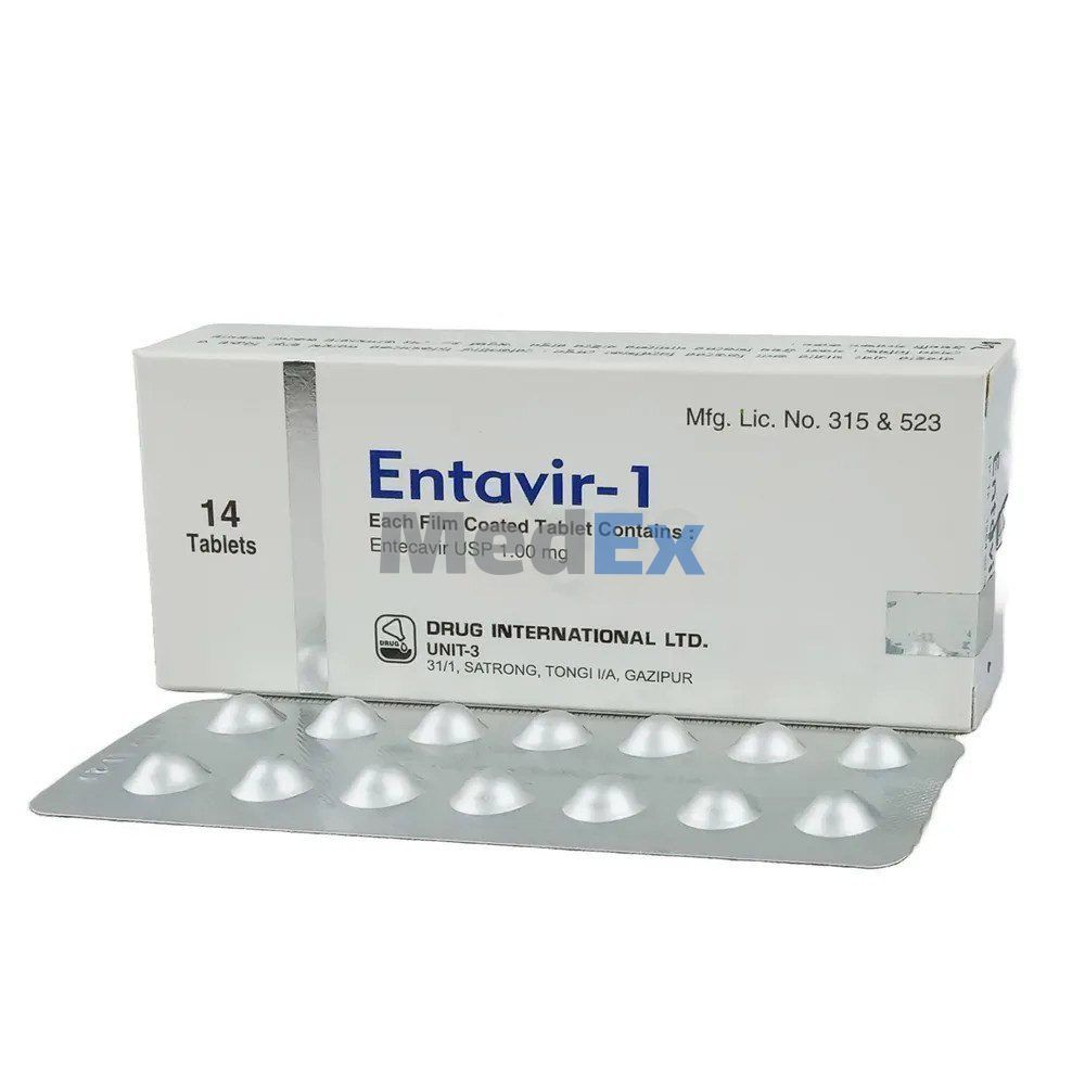 Entavir 1 mg Packaging