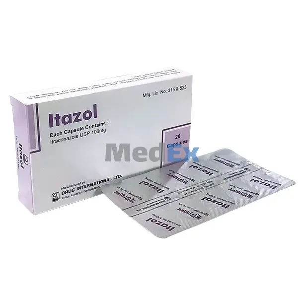 Itazol 100 mg Packaging