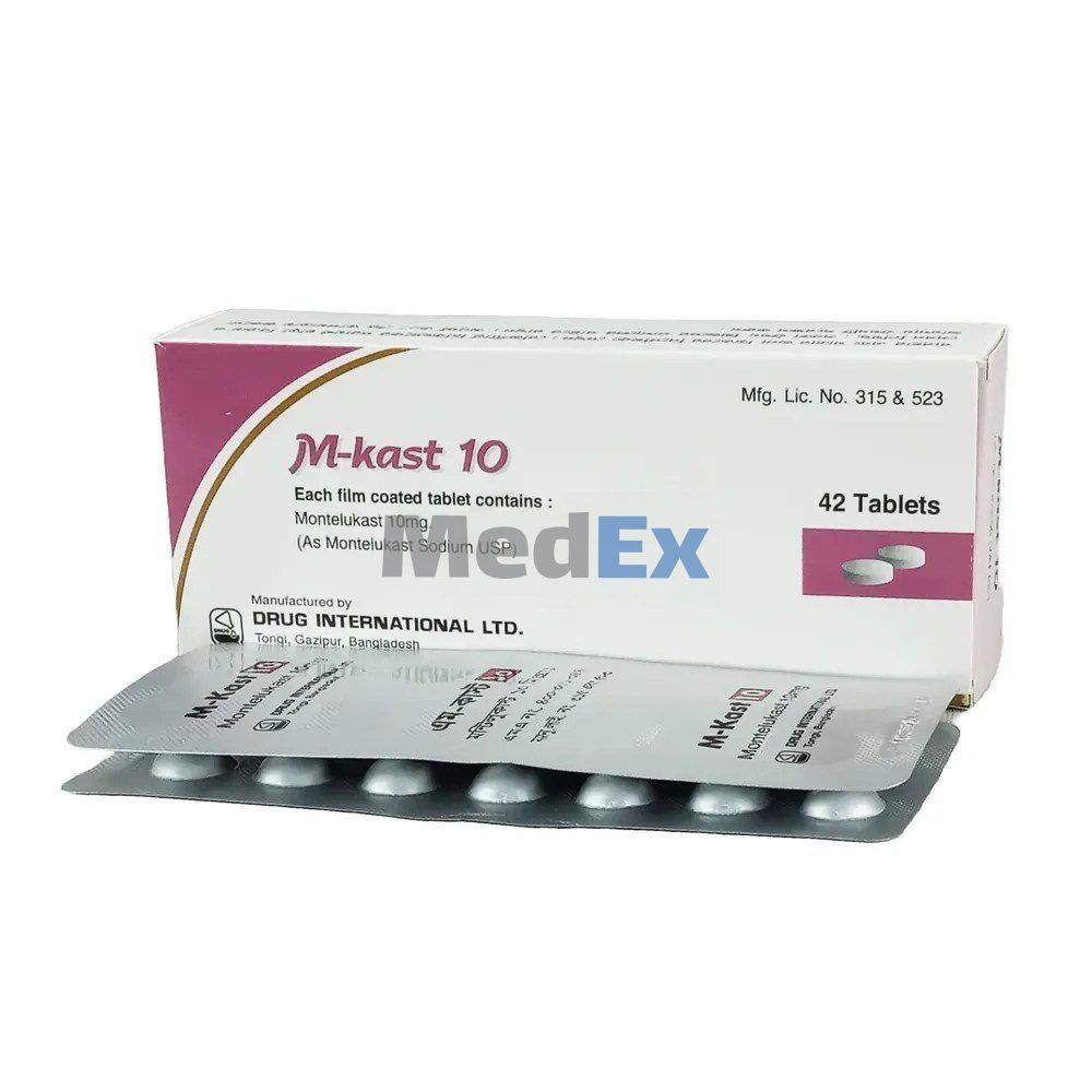 M-Kast 10 mg Packaging