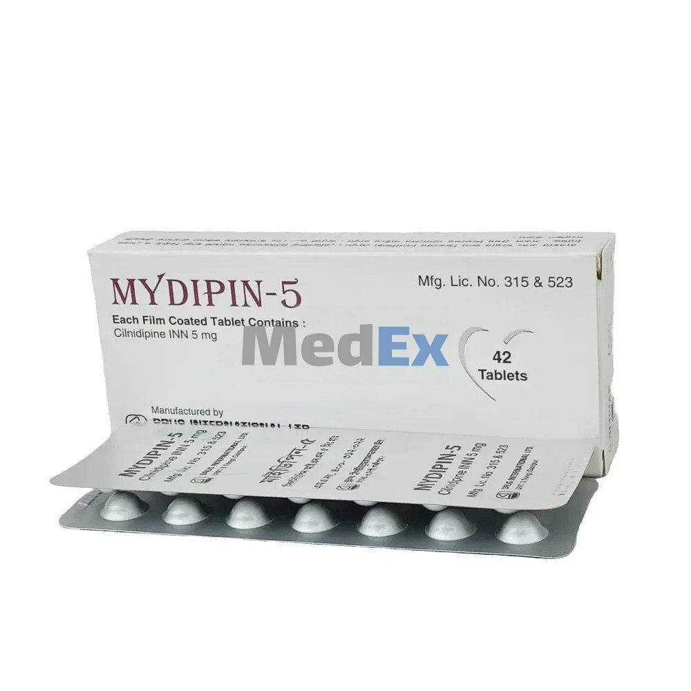 Mydipin 5 mg Packaging