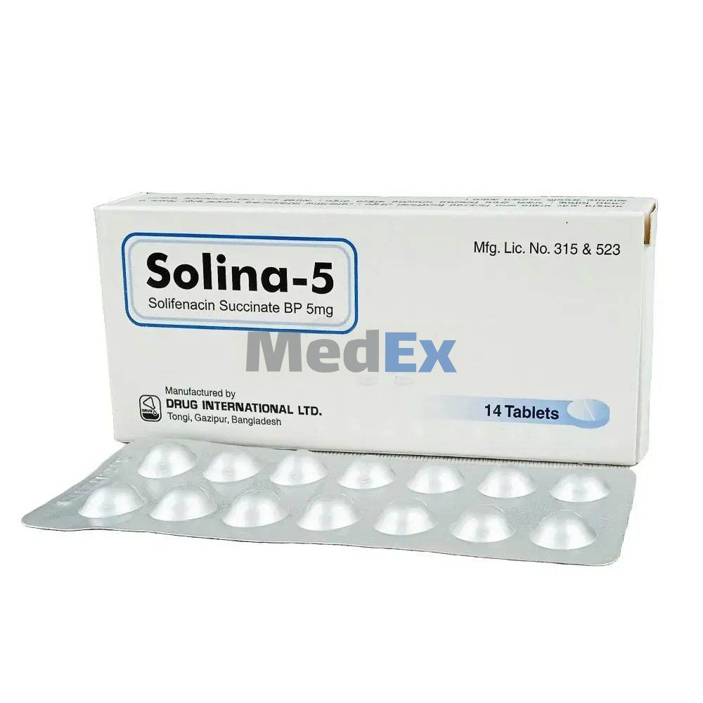 Solina 5 mg Packaging