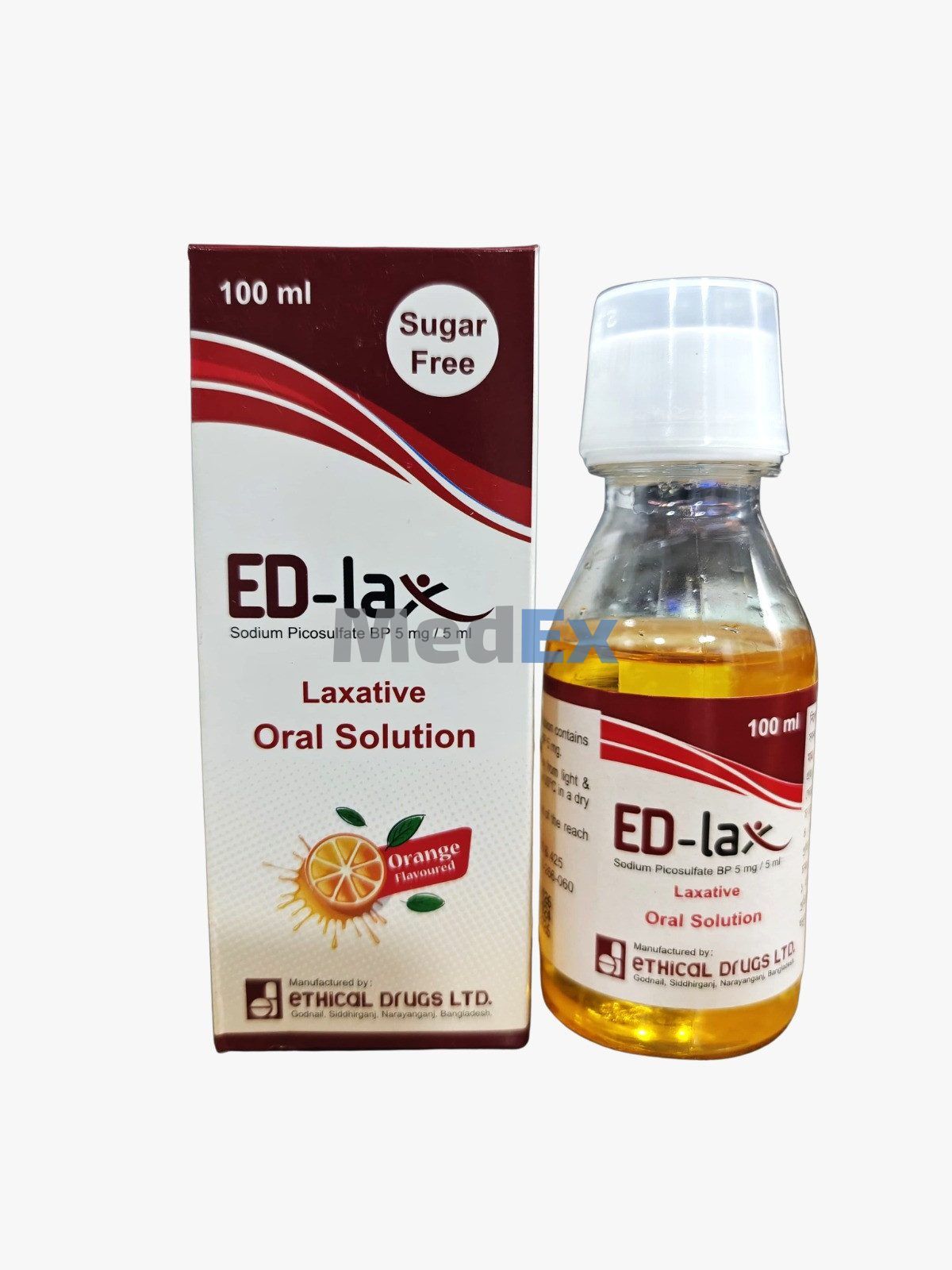 ED-Lax 5 mg/5 ml Packaging