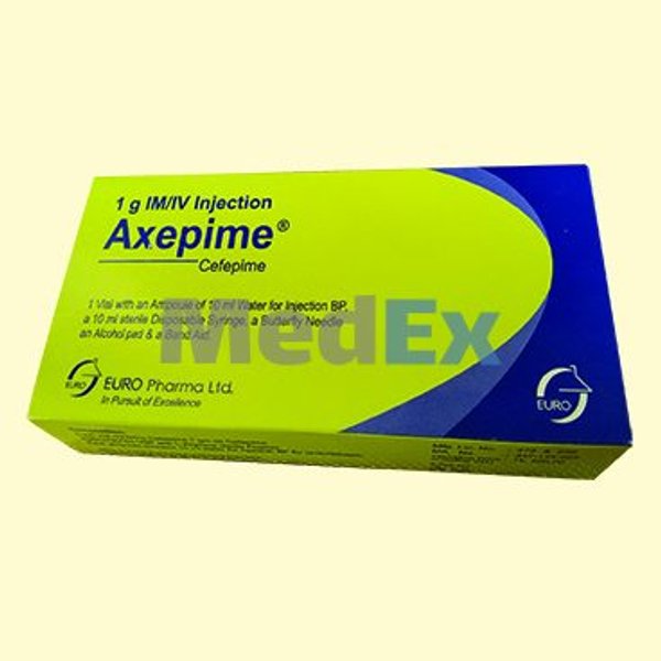 Axepime 1 gm/vial Packaging