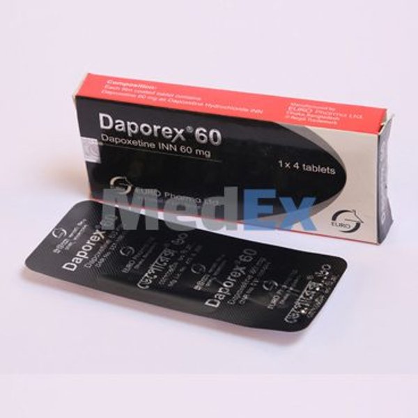 Daporex 60 mg Packaging