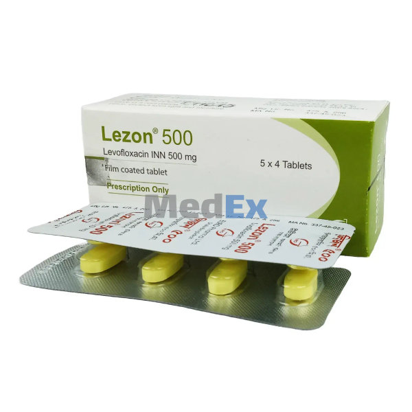 Lezon 500 mg Packaging