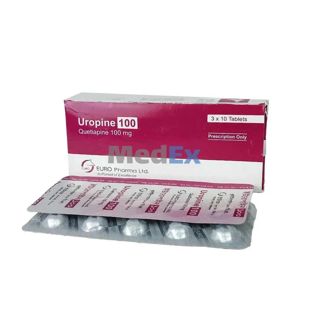 Uropine 100 mg Packaging