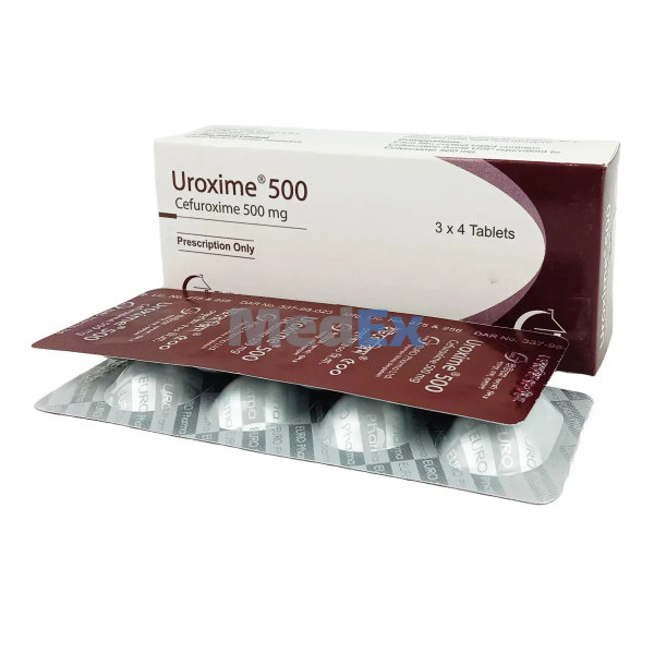 Uroxime 500 mg Packaging