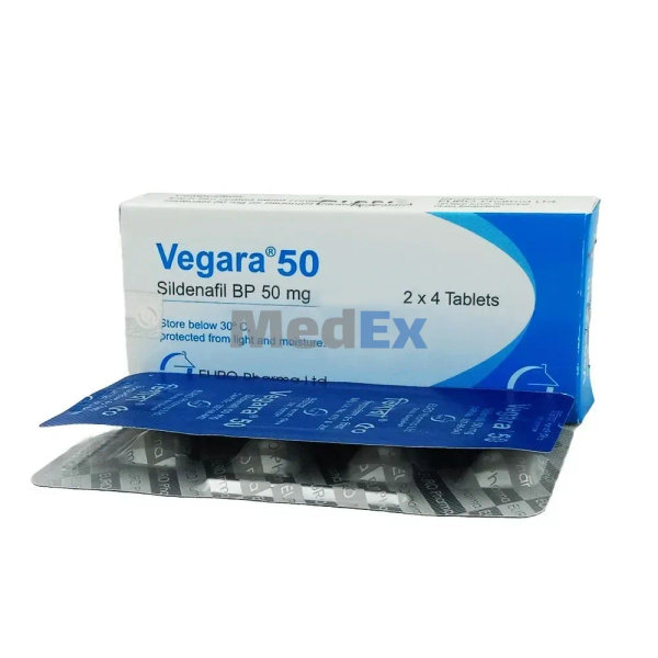 Vegara 50 mg Packaging