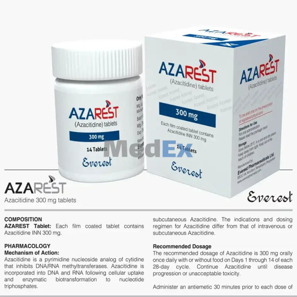 Azarest 300 mg Packaging