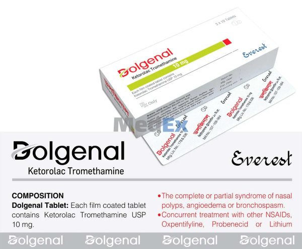 Dolgenal 10 mg Packaging