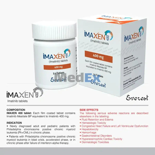 Imaxen 400 mg Packaging