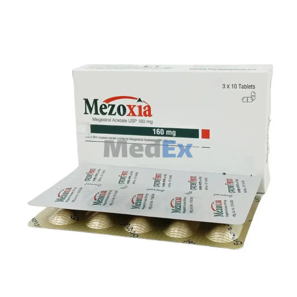 Mezoxia 160 mg Packaging