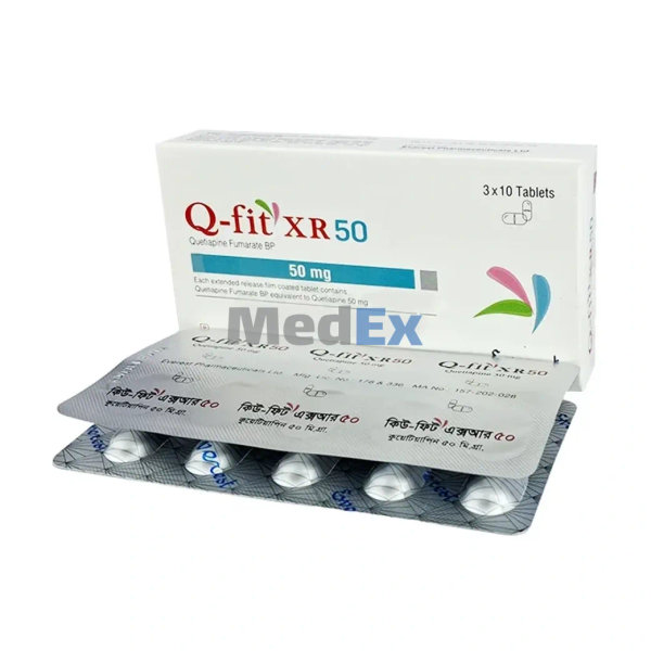 Q-Fit XR 50 mg Packaging