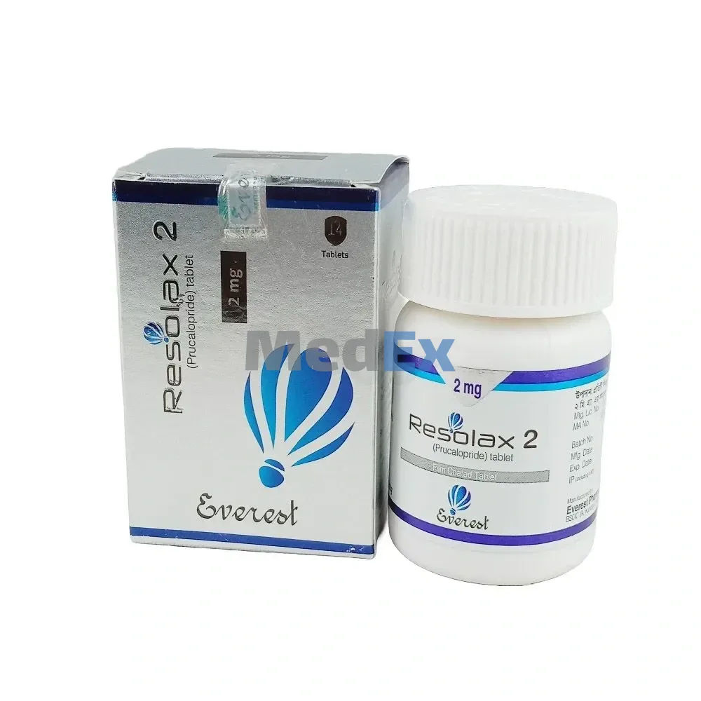 Resolax 2 mg Packaging