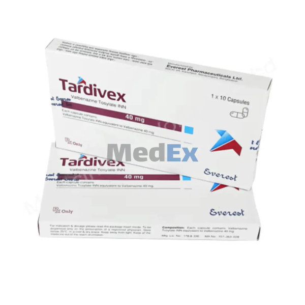 Tardivex 40 mg Packaging