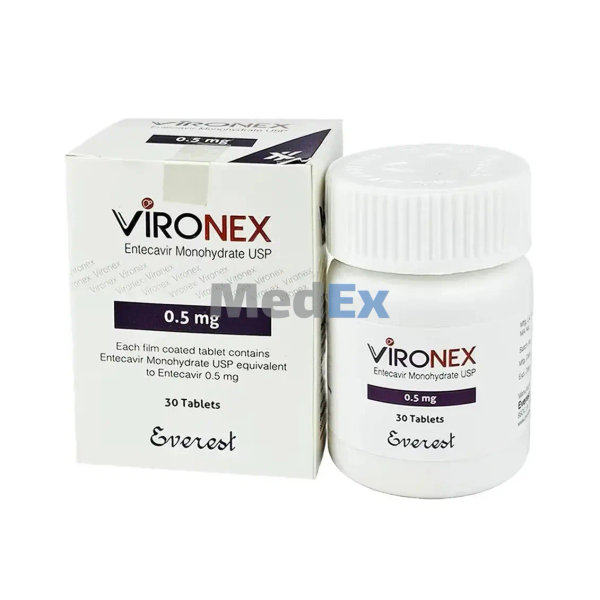 Vironex 0.5 mg Packaging