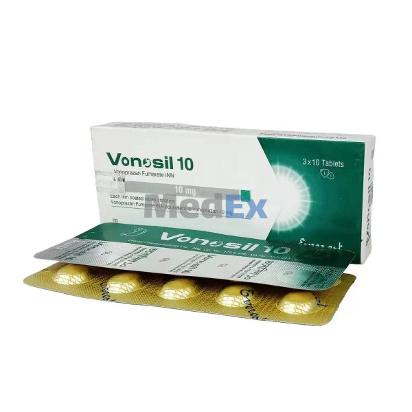 Vonosil 10 mg Packaging