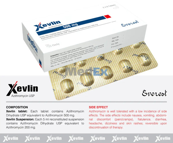 Xevlin 500 mg Packaging
