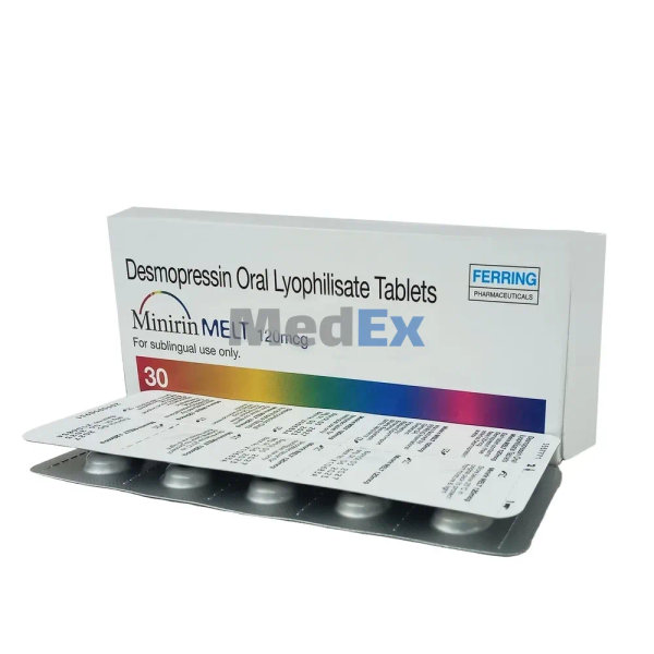 Minirin Melt 120 mcg Packaging