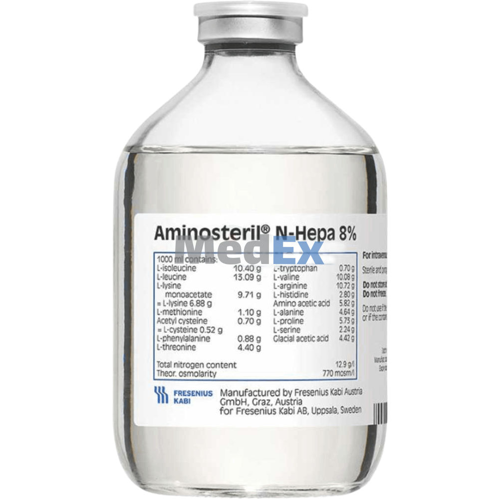 Aminosteril N-Hepa 8% Packaging