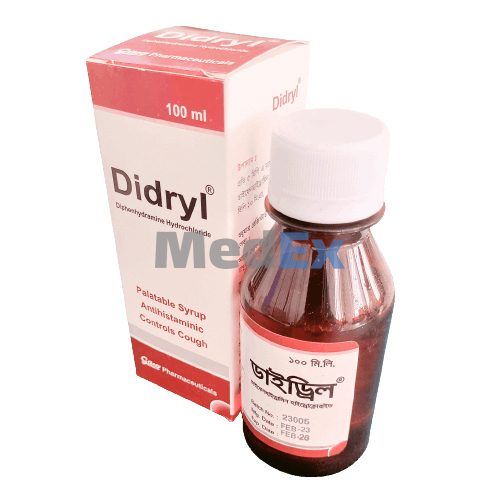 Didryl 10 mg/5 ml Packaging