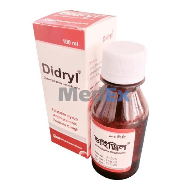 Didryl 10 mg/5 ml Packaging